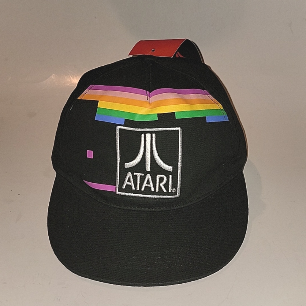 ATARI BLACK BASEBALL CAP UNISEX